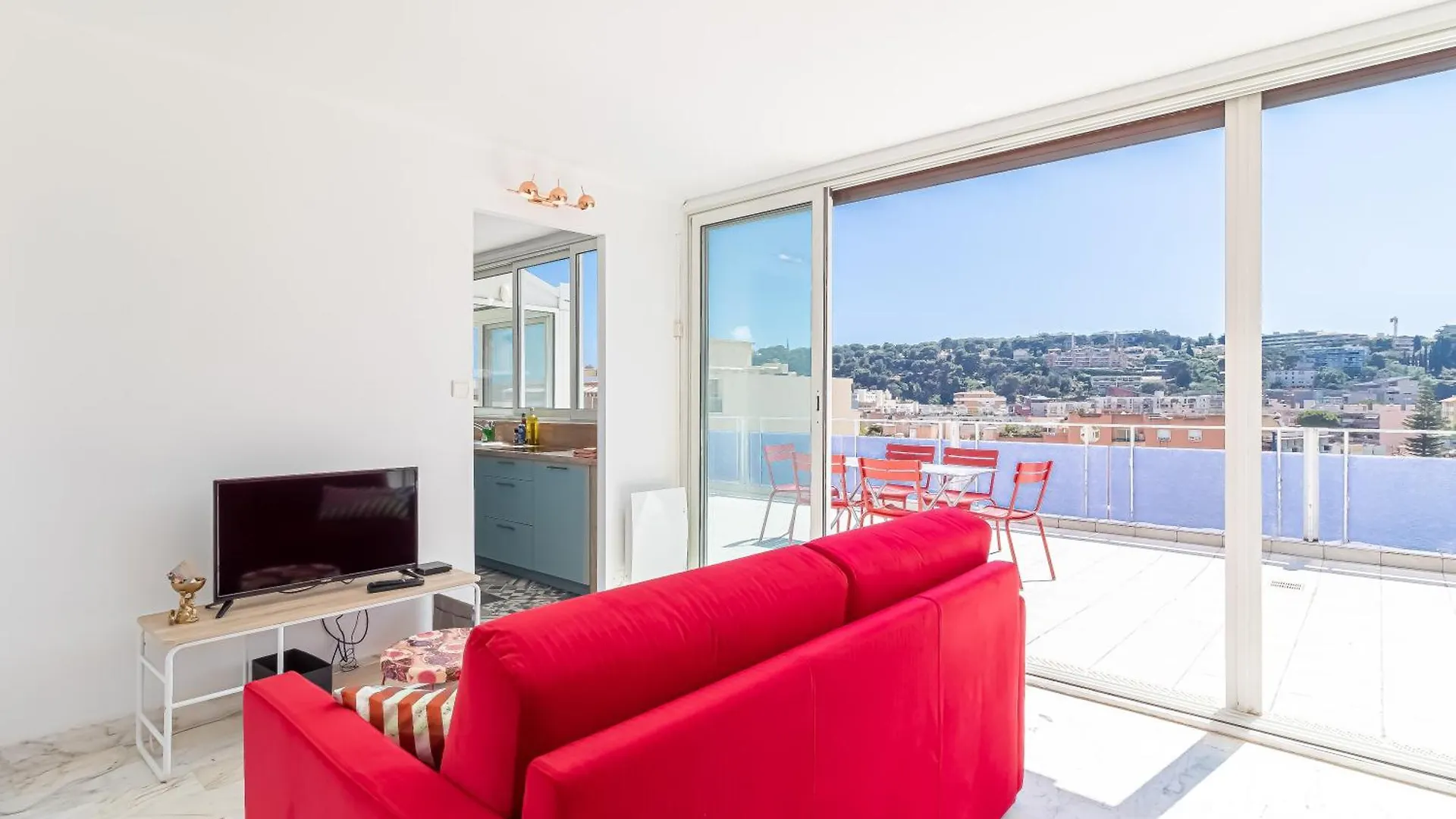 Superb Rooftop Roquebrune Parking Fransa