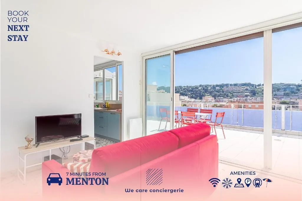 Superb Rooftop Roquebrune Parking